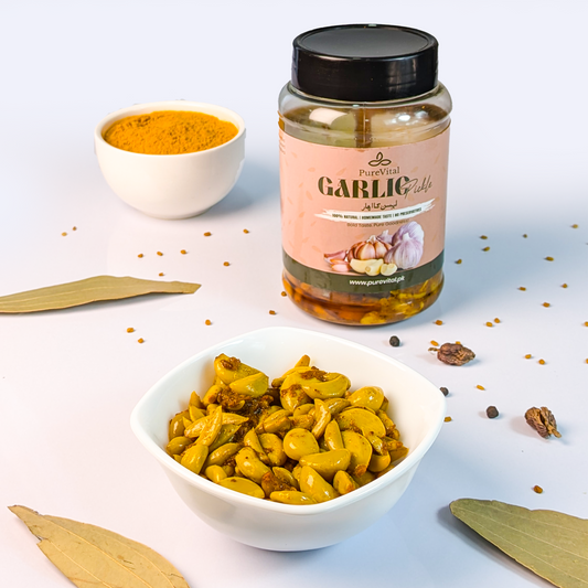 Garlic (Lahsan) Pickle  لہسن اچار